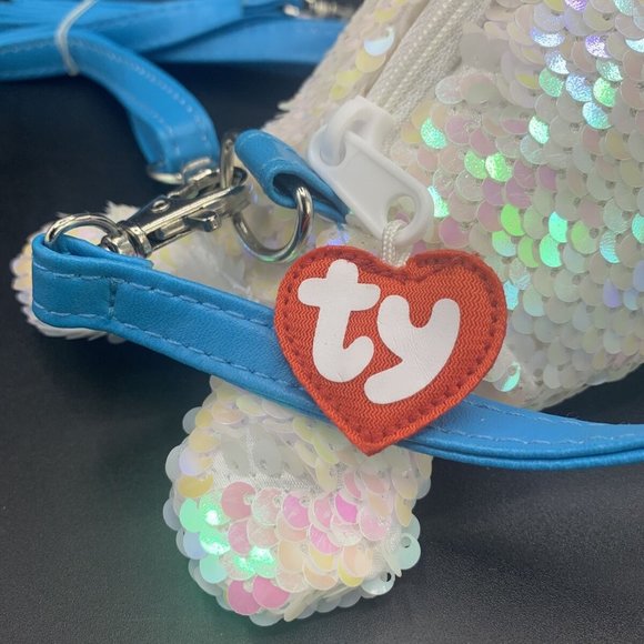 Ty Beanie Ty Fashion Icy Sequin backpack -Can be worn 6 Ways - Picture 5 of 9